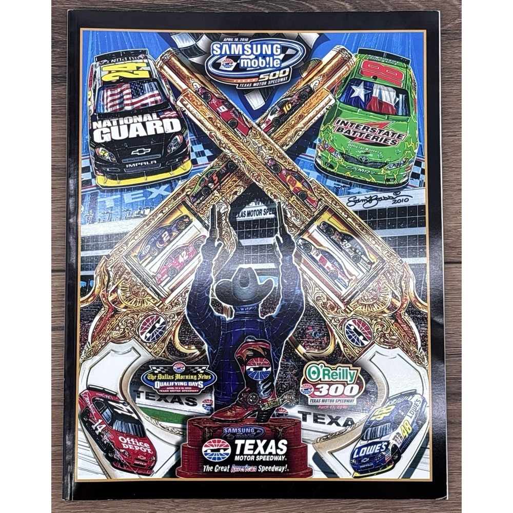 2010 Samsung Mobile 500 Texas Motor Speedway Official NASCAR Race Program Insert